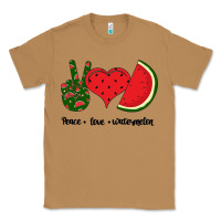 Toasted Coconut Peace Love Watermelon Classic Tee - Bettercallsaul