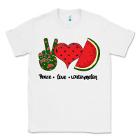 White Peace Love Watermelon Classic Tee - Bettercallsaul