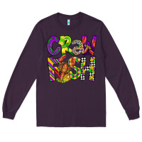 Plum crawfish mardi gras Long Sleeve Tee - CowGirlArtShop