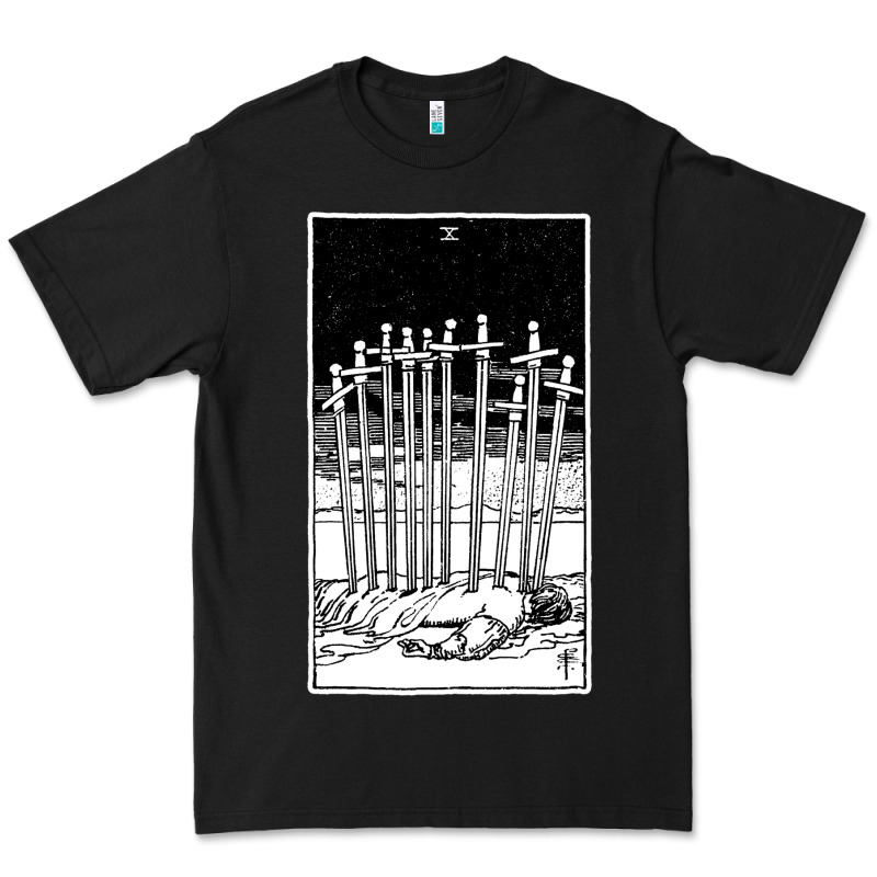 Ten Of Swords   X Of Swords   Tarot Card   Major Arcana   Fortune Tell Premium Tee by tuanDangUi | Teevron