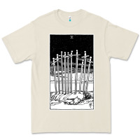 Bone ten of swords   x of swords   tarot card   major arcana   fortune tell Premium Tee - tuanDangUi