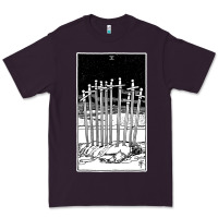 Plum ten of swords   x of swords   tarot card   major arcana   fortune tell Premium Tee - tuanDangUi