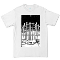 White ten of swords   x of swords   tarot card   major arcana   fortune tell Premium Tee - tuanDangUi