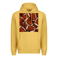 Antique Gold american football seamless pattern Premium Hoodie - BundleAndBundleShop