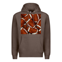 Coffee american football seamless pattern Premium Hoodie - BundleAndBundleShop
