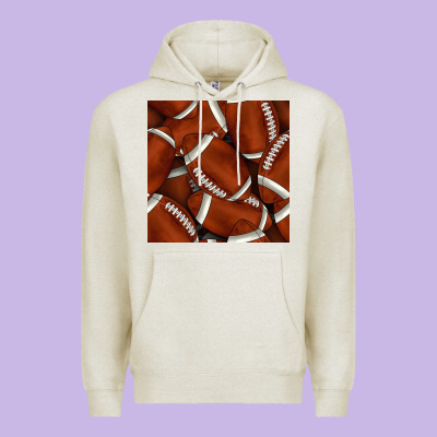 American Football Seamless Pattern Premium Hoodie Designed By Bundleandbundleshop