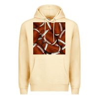 Pina Colada american football seamless pattern Premium Hoodie - BundleAndBundleShop