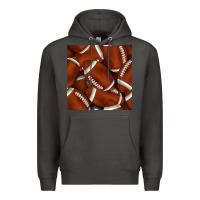 Smoke american football seamless pattern Premium Hoodie - BundleAndBundleShop