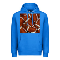 True Royal american football seamless pattern Premium Hoodie - BundleAndBundleShop