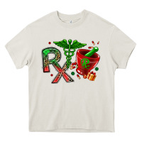 Cream rx christmas pharmacy Heavy Core Tee - MaliasSmallBusiness