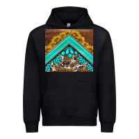 Black western  sunflower turquise gemstone  tumbler Urban Hoodie - BarkalooDesign
