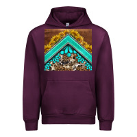 Mauve Wine western  sunflower turquise gemstone  tumbler Urban Hoodie - BarkalooDesign