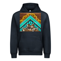 Navy western  sunflower turquise gemstone  tumbler Urban Hoodie - BarkalooDesign
