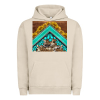 Pigment French Oak western  sunflower turquise gemstone  tumbler Urban Hoodie - BarkalooDesign