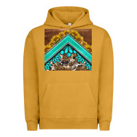 Pigment Peanut Butter western  sunflower turquise gemstone  tumbler Urban Hoodie - BarkalooDesign