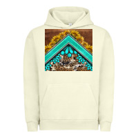 Pigment Pistachio western  sunflower turquise gemstone  tumbler Urban Hoodie - BarkalooDesign