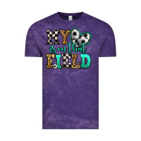 Cloud Purple my heart is on that field soccer Vintage Tee - Jasminsmagicworld