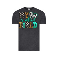 Vintage Black my heart is on that field soccer Vintage Tee - Jasminsmagicworld