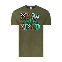 Vintage Olive my heart is on that field soccer Vintage Tee - Jasminsmagicworld