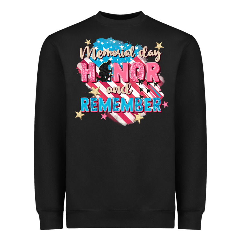 Memorial Day Honor And Remember Heavyweight Sweatshirt by FaDigitalArtStudio | Teevron