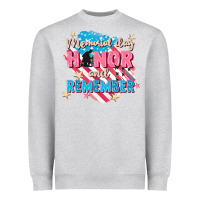 Heather Grey Memorial Day honor and remember Heavyweight Sweatshirt - FaDigitalArtStudio