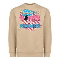 Mushroom Memorial Day honor and remember Heavyweight Sweatshirt - FaDigitalArtStudio