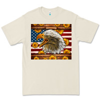 Bone American Flag Eagle Tumbler Premium Tee - LillyAllenDesigns