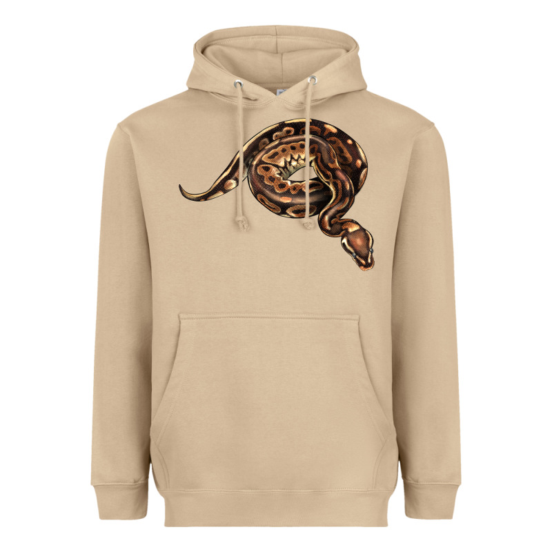 Royal Ball Python Illustrations Heavyweight Hoodie by LillyAllenDesigns | Teevron