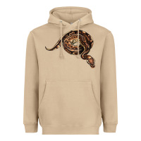 Mushroom Royal Ball Python Illustrations Heavyweight Hoodie - LillyAllenDesigns