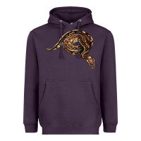 Plum Royal Ball Python Illustrations Heavyweight Hoodie - LillyAllenDesigns