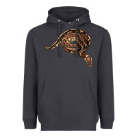 Smoke Royal Ball Python Illustrations Heavyweight Hoodie - LillyAllenDesigns