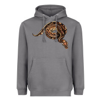 Storm Royal Ball Python Illustrations Heavyweight Hoodie - LillyAllenDesigns