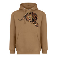 Toasted Coconut Royal Ball Python Illustrations Heavyweight Hoodie - LillyAllenDesigns