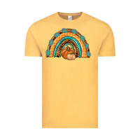 Vintage Mustard Rainbow Thankful with Gemstone Vintage Tee - texasbilliewilder