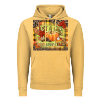 Vintage Mustard Just a girl who loves Fall Vintage Hoodie - NancyCooperArtShop