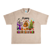 French Oak Happy Hallothanksmas Urban Heavy Tee - texasbilliewilder
