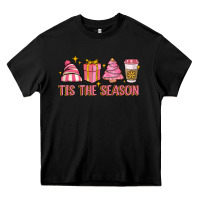 Black tis the season Heavy Core Tee - MaliasSmallBusiness