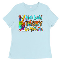 Baby Blue hate looks tacky on you Ladies Tee - LillyAllenDesigns