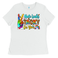 White hate looks tacky on you Ladies Tee - LillyAllenDesigns