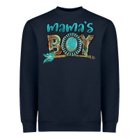 Navy Mama's boy Mother's Day Heavyweight Sweatshirt - FaDigitalArtStudio