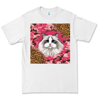 White ragdoll cat Premium Tee - LillyAllenDesigns