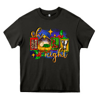 Asphalt oh holy night with baby jesus for christmas Heavy Core Tee - MaliasSmallBusiness