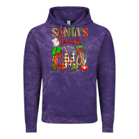 Cloud Purple santa's favorite cma Vintage Hoodie - texasbilliewilder