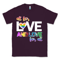 Plum All For Love And Love For All Classic Tee - Bettercallsaul