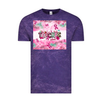 Cloud Purple Breast Cancer Teacher Vintage Tee - NancyCooperArtShop