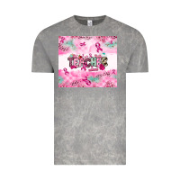 Cloud Rock Breast Cancer Teacher Vintage Tee - NancyCooperArtShop