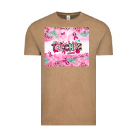 Vintage Coffee Breast Cancer Teacher Vintage Tee - NancyCooperArtShop
