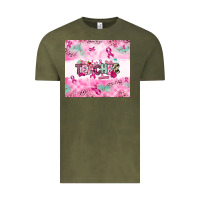Vintage Olive Breast Cancer Teacher Vintage Tee - NancyCooperArtShop