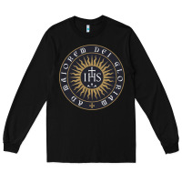 Black ignatius of loyola society of jesus Long Sleeve Tee - tuanDangUi