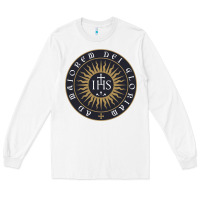 White ignatius of loyola society of jesus Long Sleeve Tee - tuanDangUi